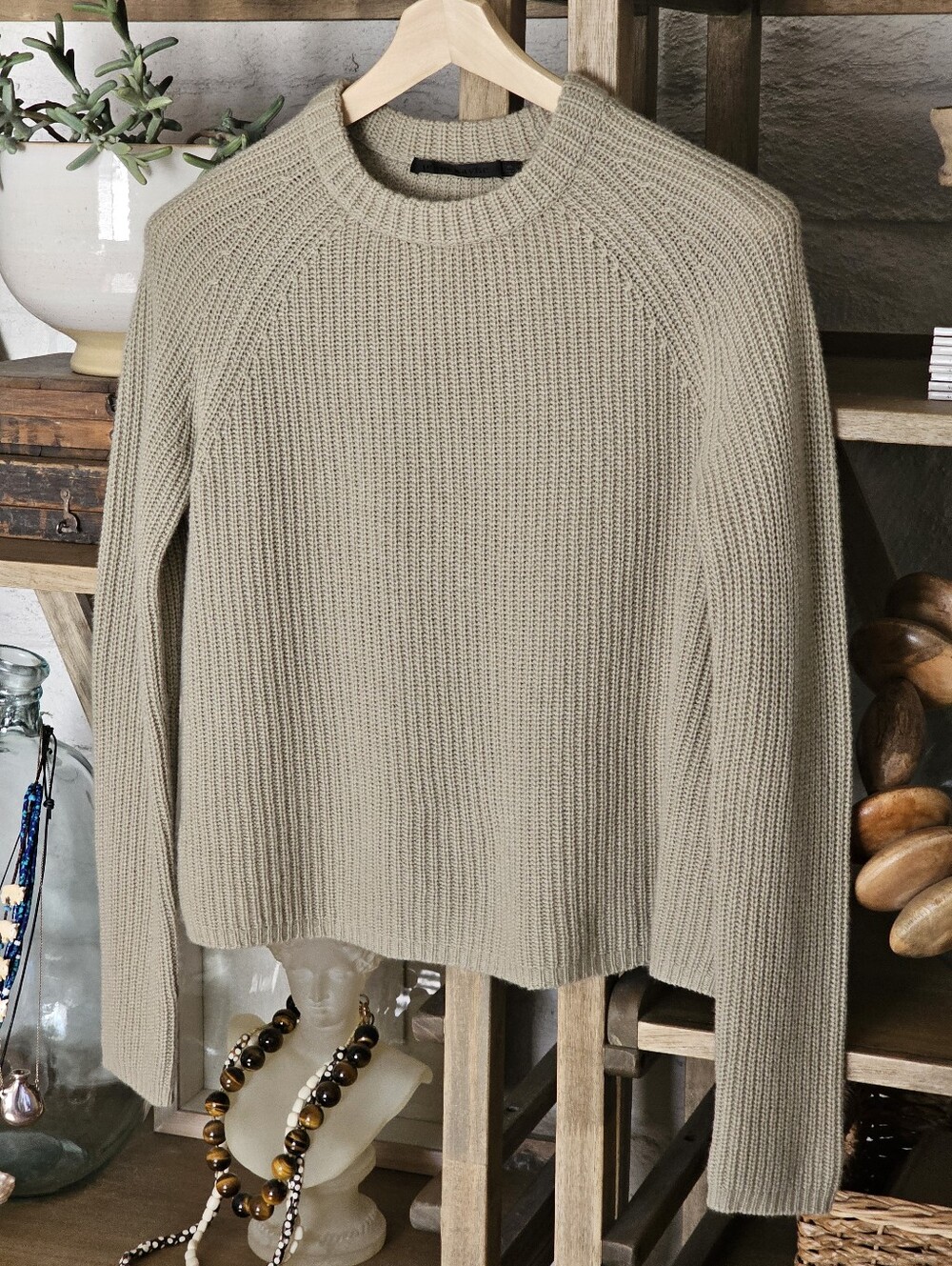 Jenni Kayne Cashmere Fisherman Sweater XS